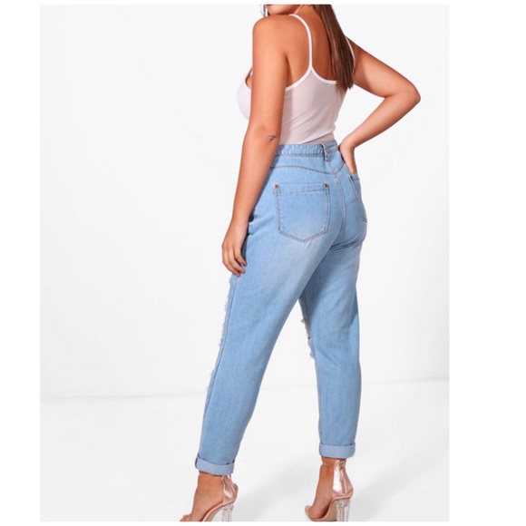 Plus Size Ripped Jeans - Picture 2 of 4